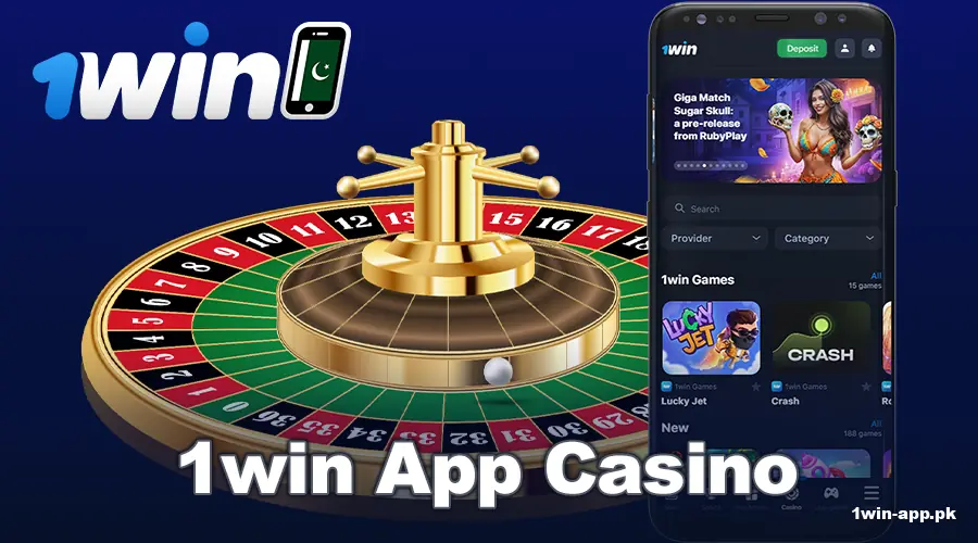 1win Pakistan mobile casino app
