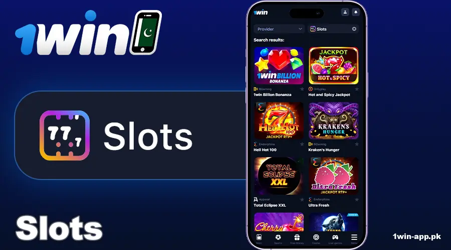 Play Slots at 1win Pakistan