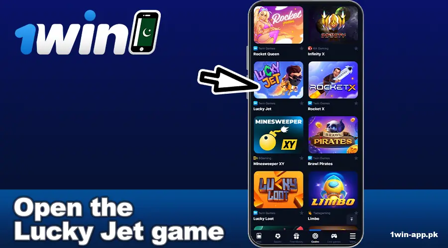 Open 1win App Lucky Jet Pakistan game