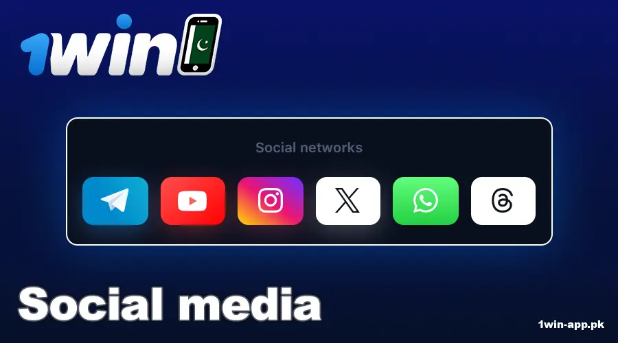 Social Media Support in 1win App PK